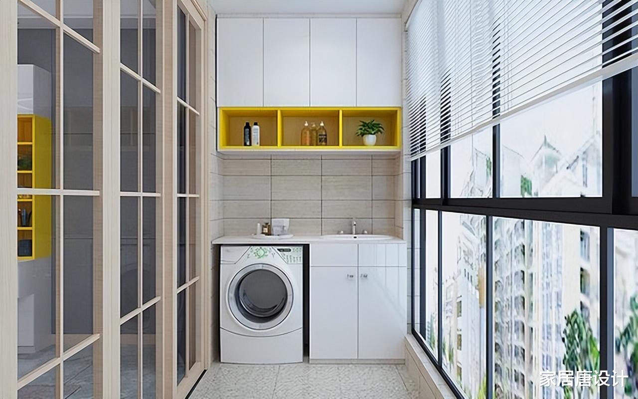 没把阳台造成洗衣房,那真是白白浪费了这么好的空间!