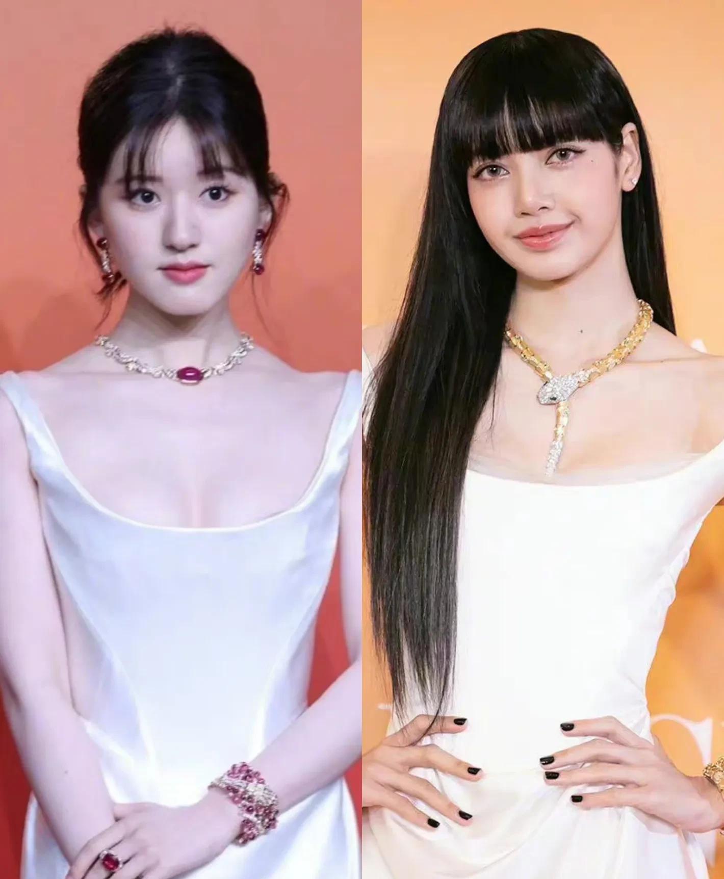 撞衫|内娱和韩娱的撞衫名场面,成毅赵丽颖惊艳,网友:气质太重要了