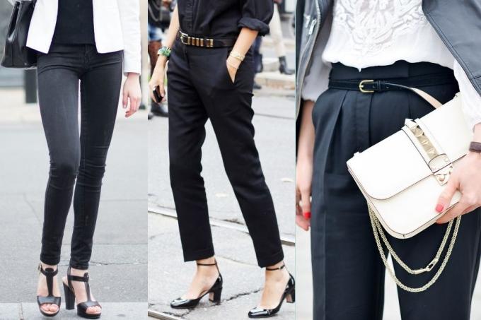 跟着杨幂穿基本款黑窄裤！连穿5天同事也不会识破的高招多变穿搭