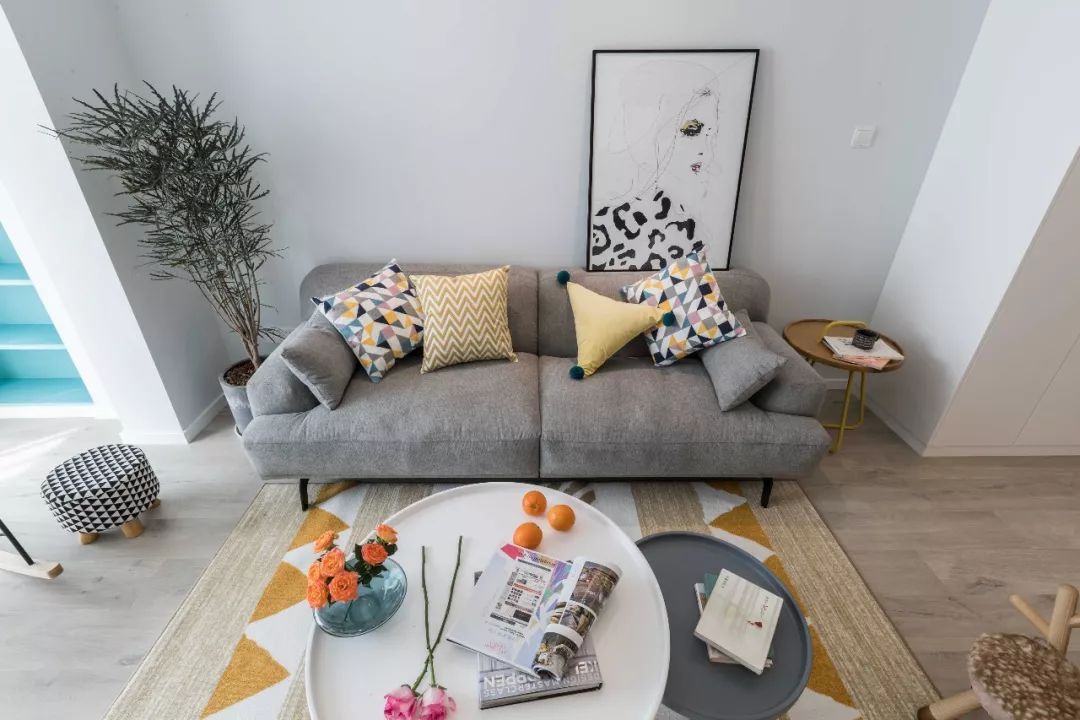 89平米简约三房,全屋色调搭配太舒服了,简单又清爽,越看越耐看