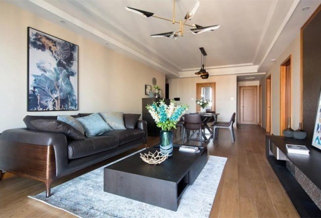 115平现代风三居室，来看过都说是豪华装修