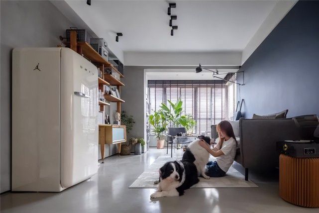 小夫妻在杭州的新家：不铺地板不铺砖，却成为小区“最火”的房子