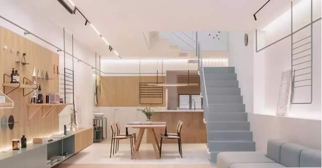 夫妻上海小区买下一整栋老楼,上下打通变豪宅,楼梯改造得很文艺