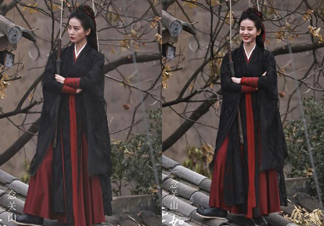 刘诗诗|《一念关山》刘诗诗黑衣造型,紫衣侧面好美,刘宇宁拔剑好帅气!