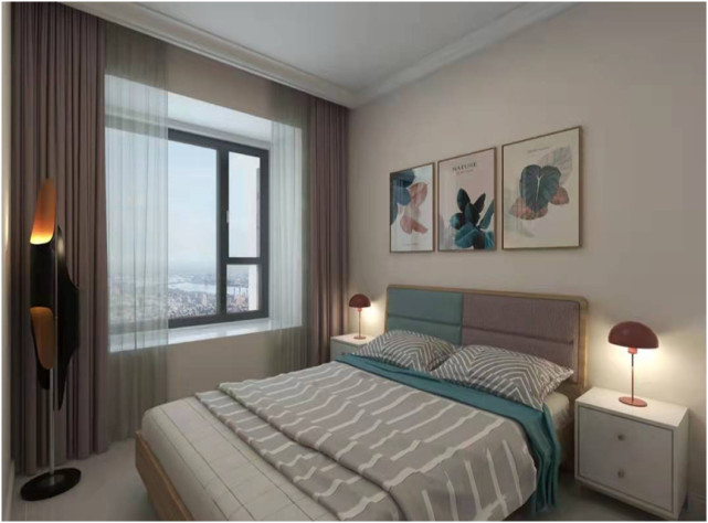 130㎡原木北欧风，文化砖作背景墙装饰，清新又时尚