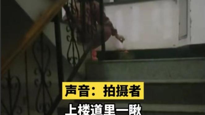 黑龙江牡丹江。一女子在家中看电视，突然感觉有些呛眼睛，空气中还弥漫着一股烟味