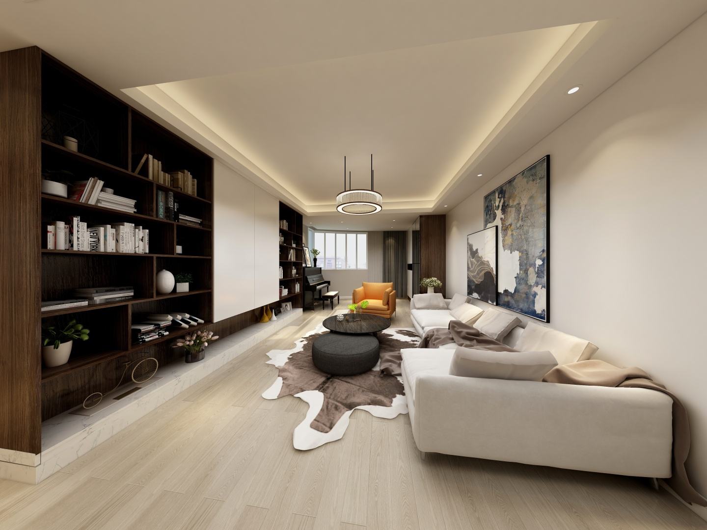 书房式客厅该如何装修？书房式客厅有哪些优点？