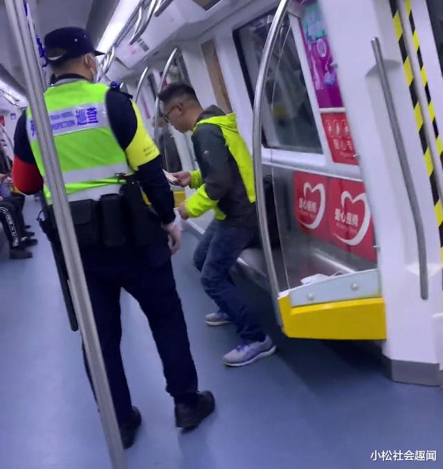 深圳:男子坐地铁不戴口罩和保安起争执:我阳过了,还戴什么口罩
