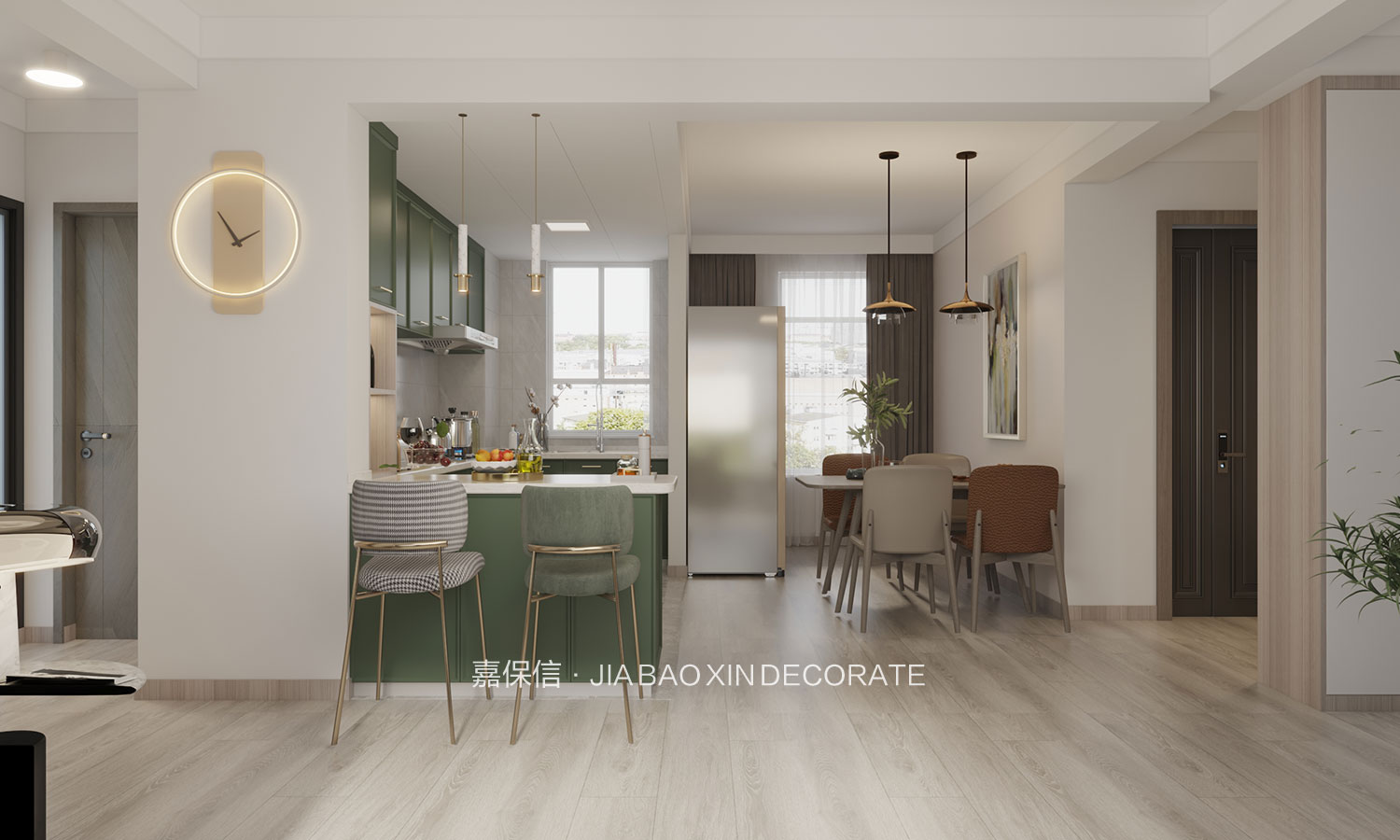 果然绿色很高级,海天雅筑125㎡