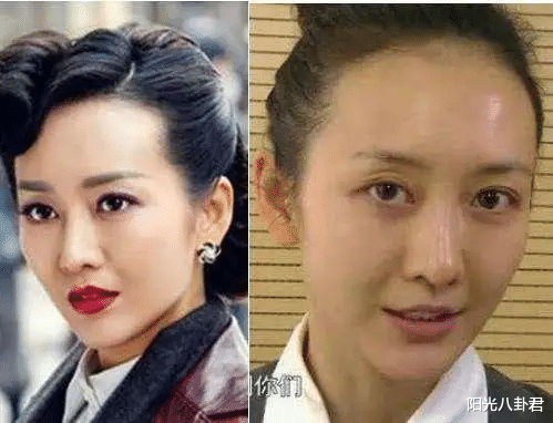 明星素颜 素颜寡淡无味,妆后美到发光,建议这8位女星直接把妆“焊”脸上
