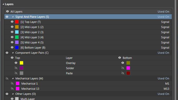 机械|Altium Designer 2019——PCB 设计叠层说明