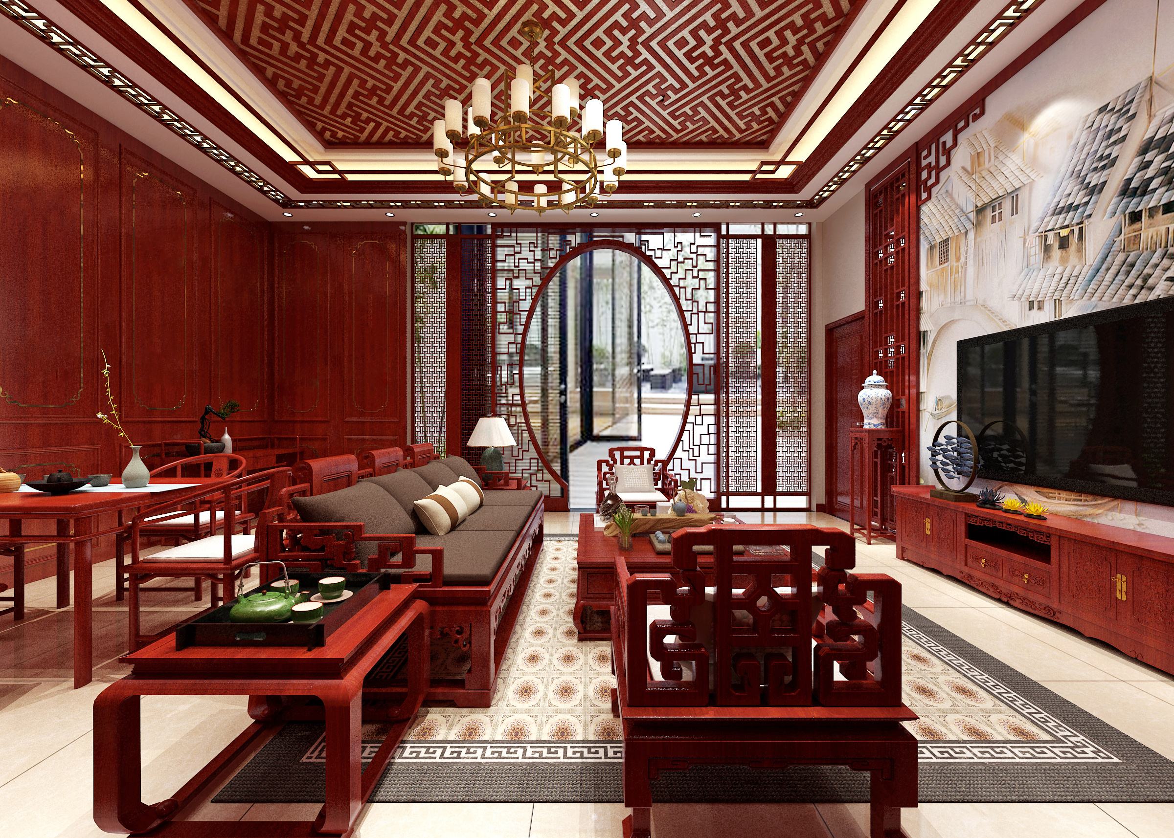 为什么越来越多的人开始喜欢中式红木装修设计