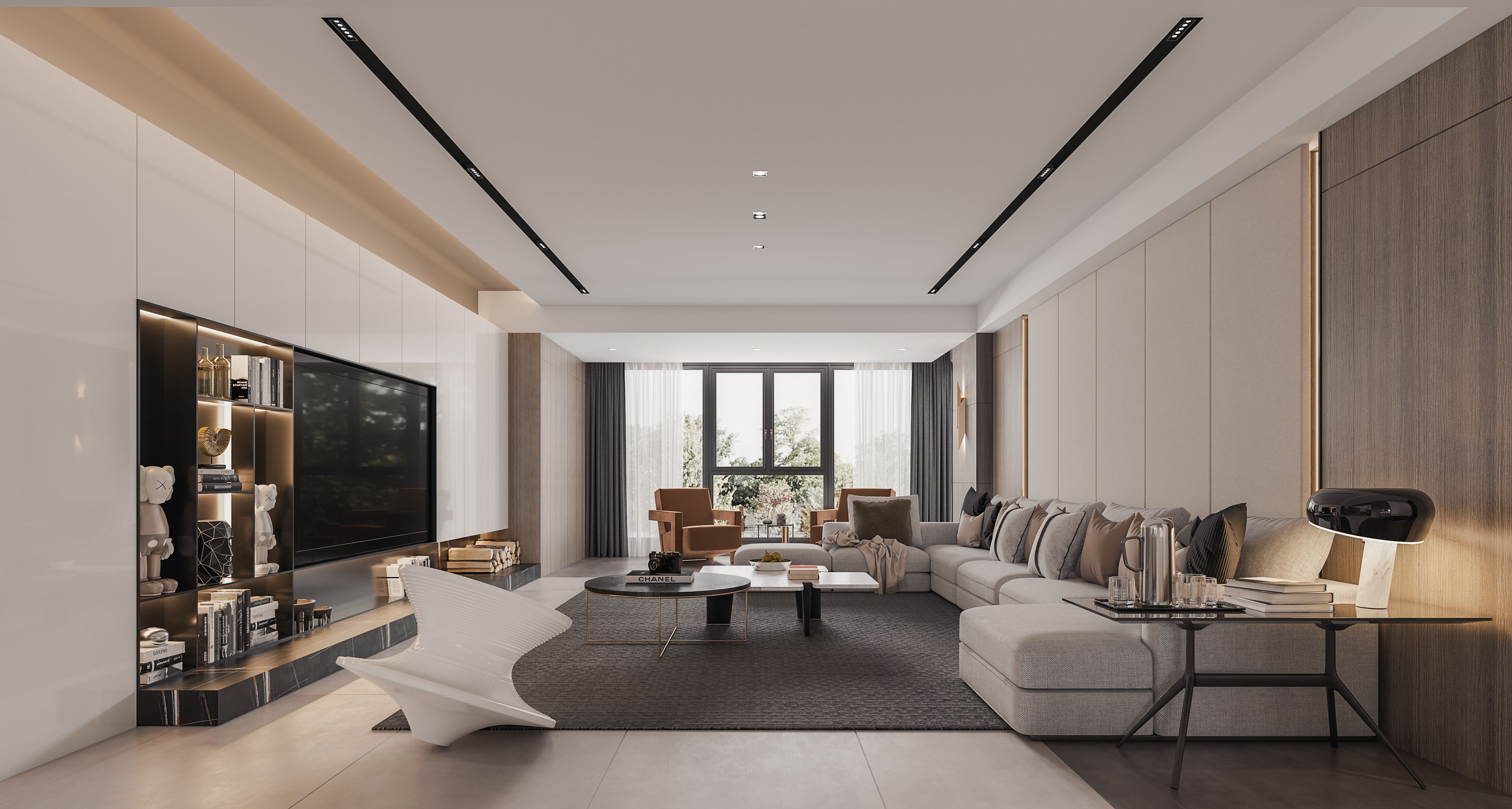 意式咏叹调,歌唱永远的家~ | 266㎡现代简约意式