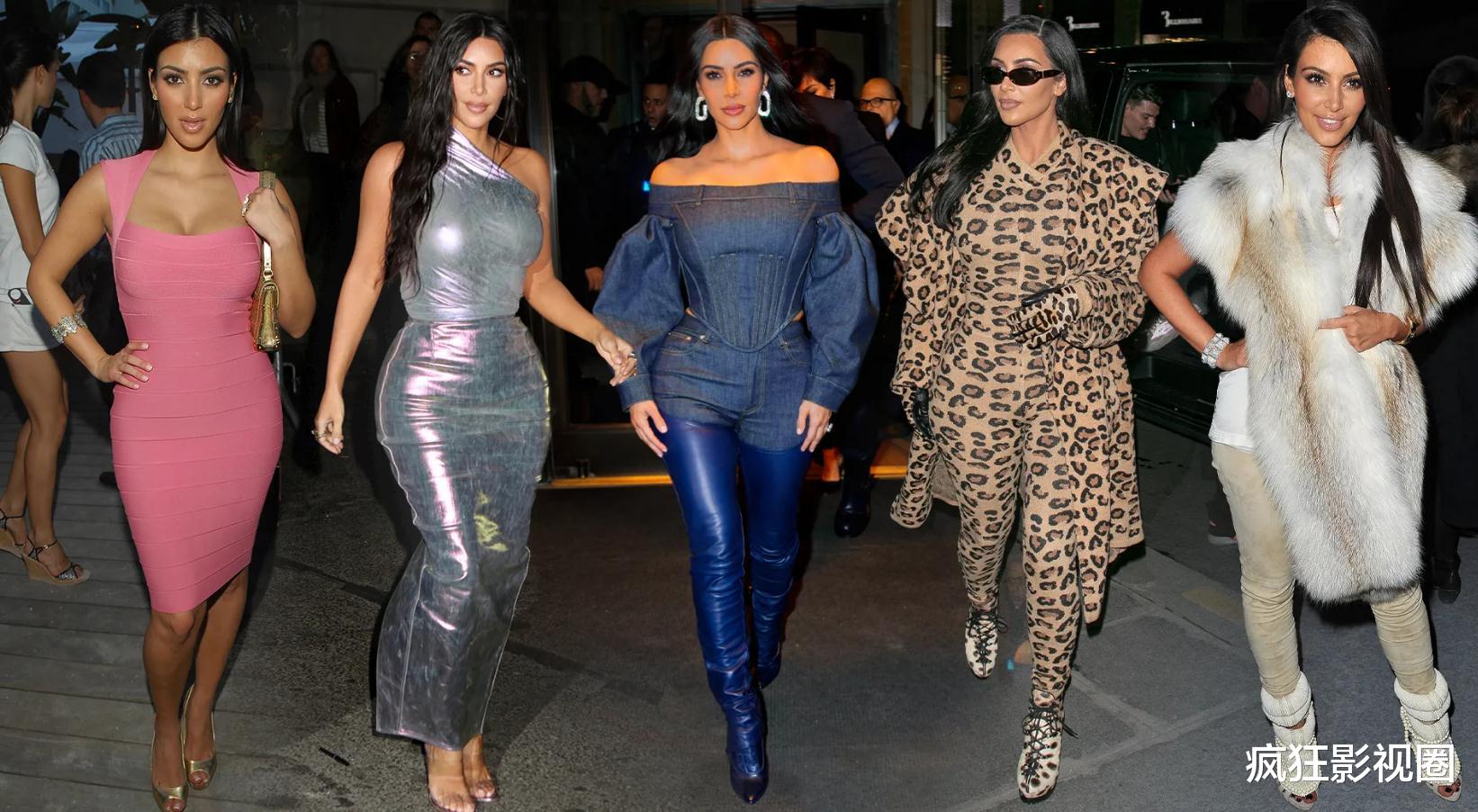 金·卡戴珊|不愧是美国头号“名媛家族”，这些辣眼睛的造型，也就卡戴珊了