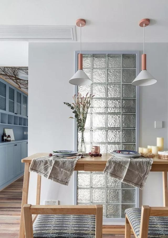 56㎡蓝白北欧小独单,从进门玄关就被萌得心肝颤,你被撩到了吗?