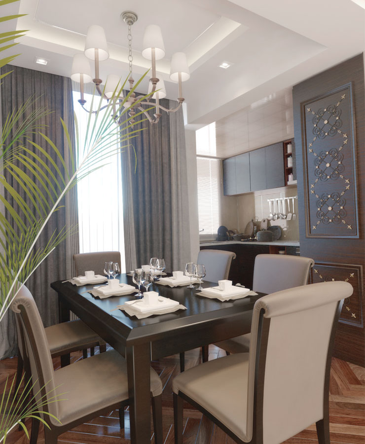 佳地二期洋房二层4居室，雍容华贵，尽显古典之美。