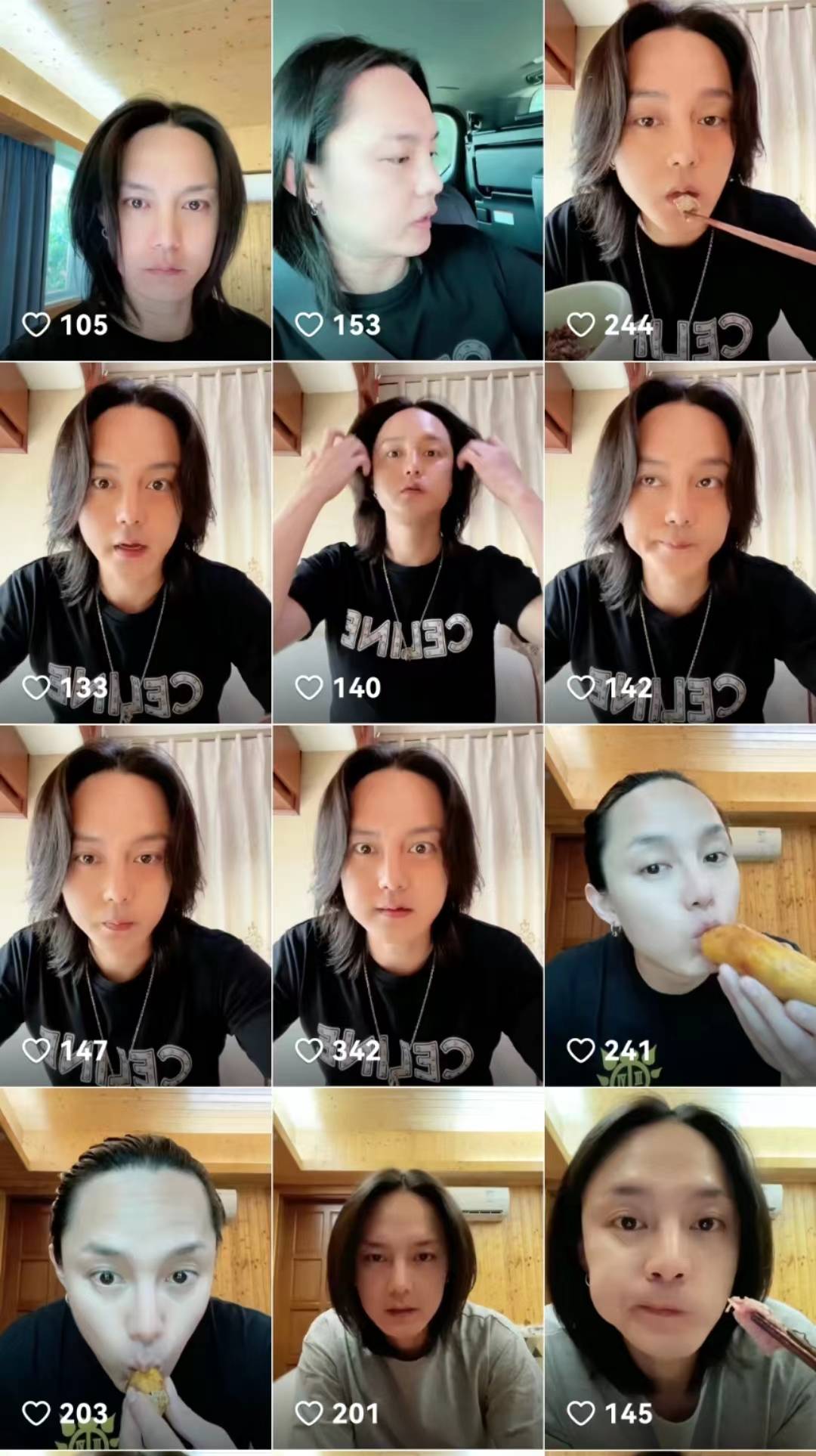 35岁尹正疯狂吃减脂餐,素颜出镜发际线后移严重,脑门反光显油腻