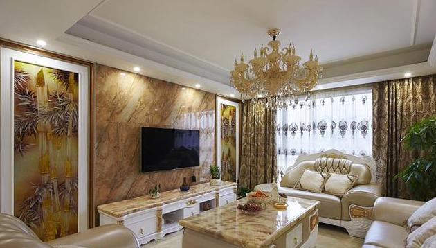 花30万装修的新房，朋友都说像宫殿，超喜欢我家“土豪金”风格