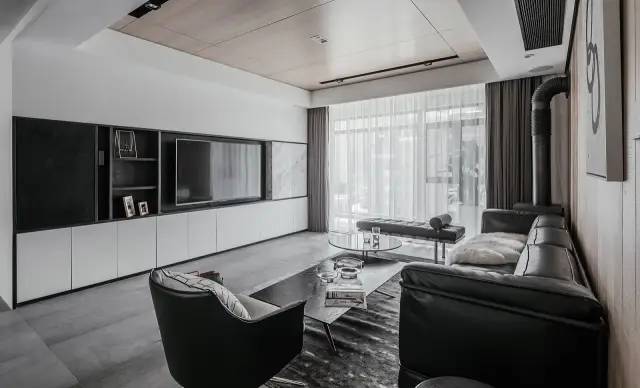 菡萏怡景装饰 | 喜欢黑白灰设计的注意啦!这个家的设计会成为你的“新欢”!