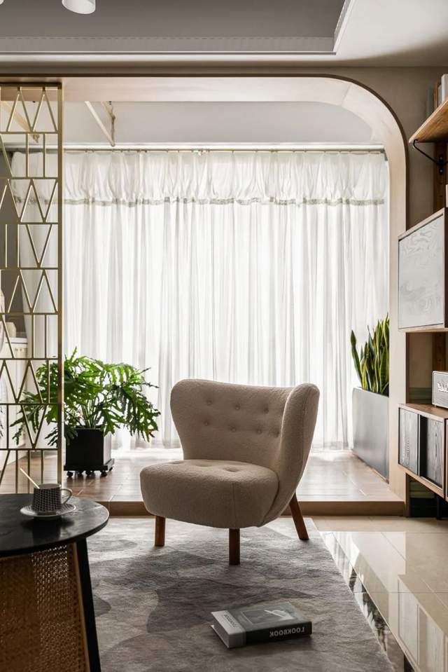 90平古典三居室,轻熟风的电影场景应运而生
