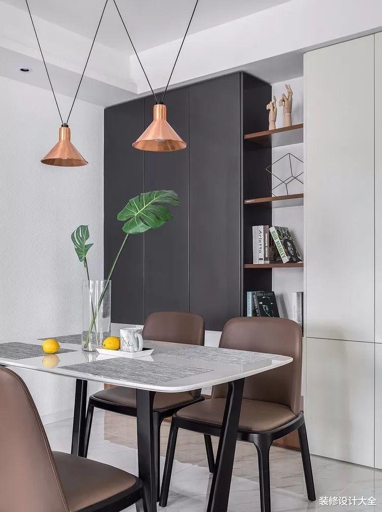 108㎡现代简约三居,卧室背景墙还能这样设计!