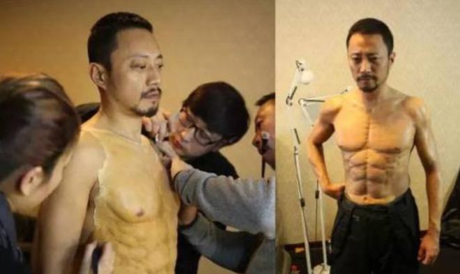 |原来男演员都穿假肌肉衣,高伟光、甄子丹都穿,任嘉伦被骂得最惨