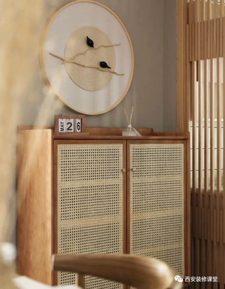 90㎡两室原木风,日式婚房