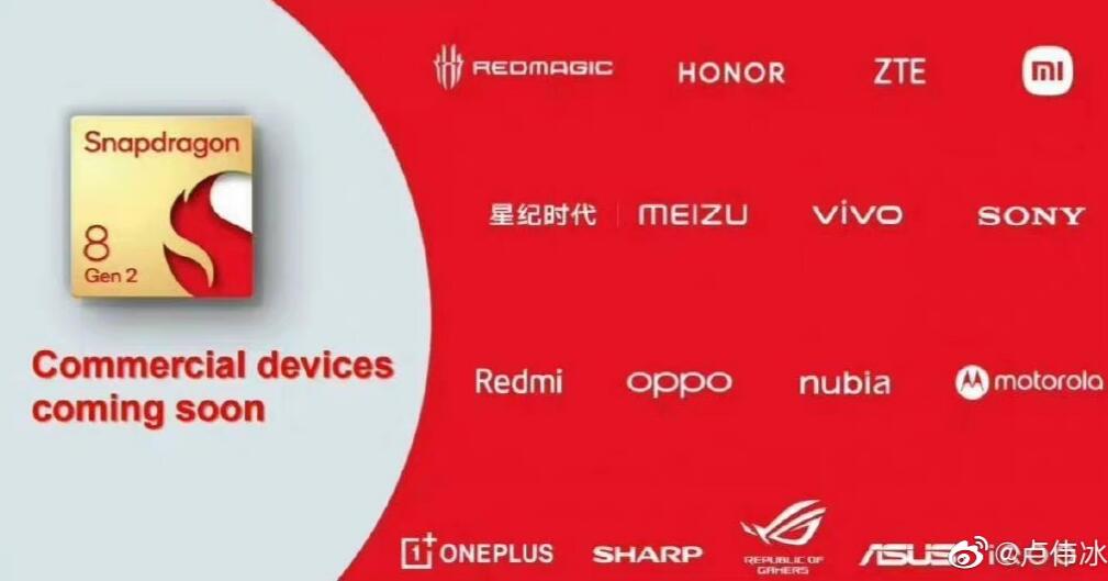 红米手机|卢伟冰官宣猜猜哪款产品搭载骁龙8 Gen2？ Redmi K60或将发布