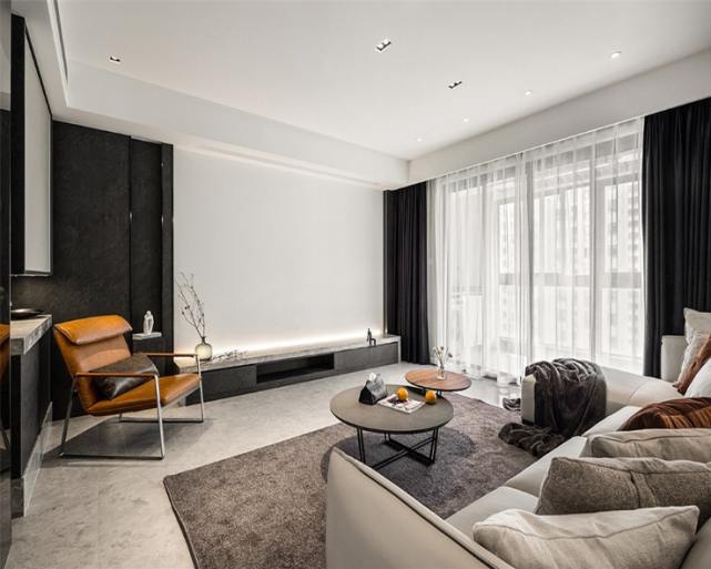 72㎡现代开放式两居室敞亮大气,亲朋好友参观后一脸羡慕