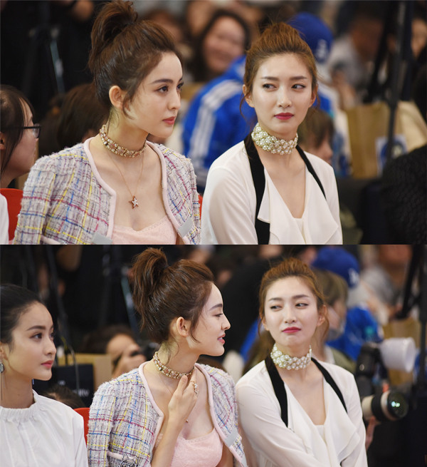 古力娜扎|娜扎不愧“合影天花板”,肤白貌美扎堆女星太吸睛,赢得轻轻松松