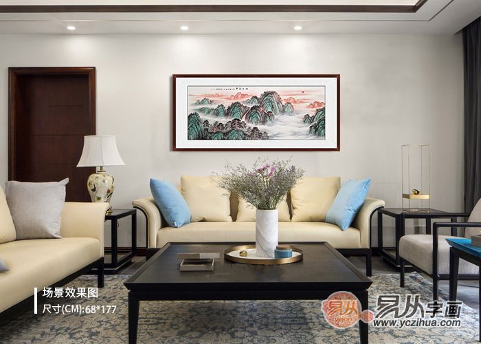 家居壁画 非常有品味的几幅作品 客厅装饰值得拥有