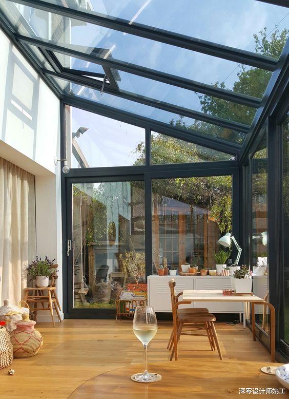 阳光房只能用玻璃做顶？看完这3种材料再做决定，适合自己才最重要