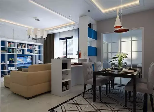 越来越多人选择这样的隔断设计，时尚美观，通透不压抑！