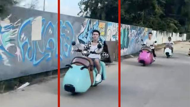 李佳琦|李佳琦携团队外出游玩！骑万元电动车，因腿毛过黑被误认为穿黑丝