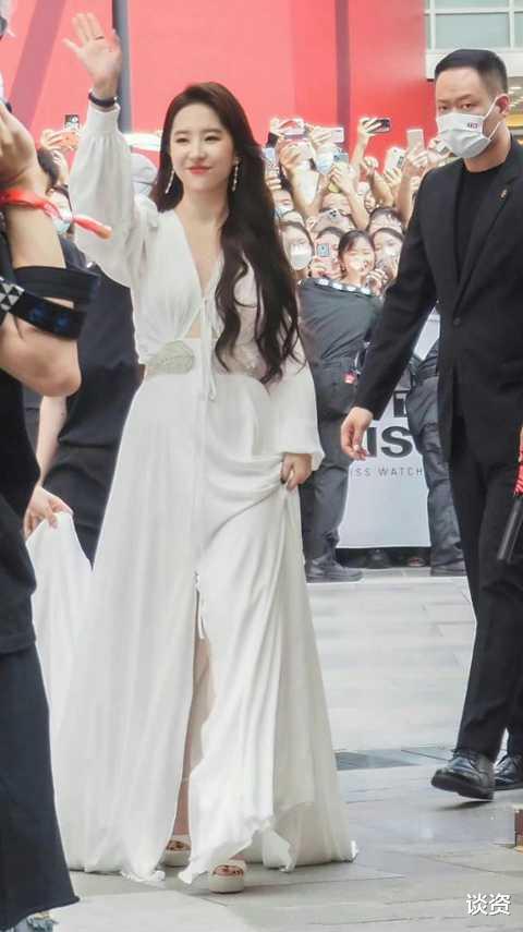刘亦菲|“神仙姐姐”刘亦菲参加活动,生图比精修还美,被曝安排500名保安保护