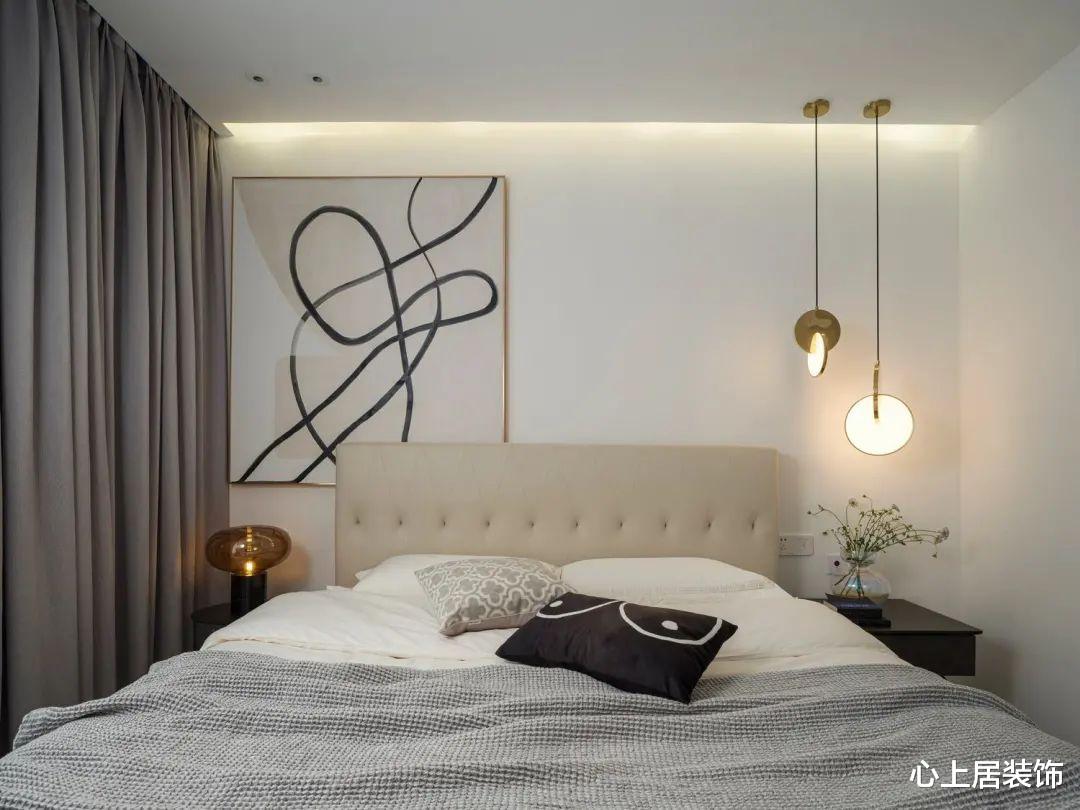 160平新古典装饰,卧室设计太高级了