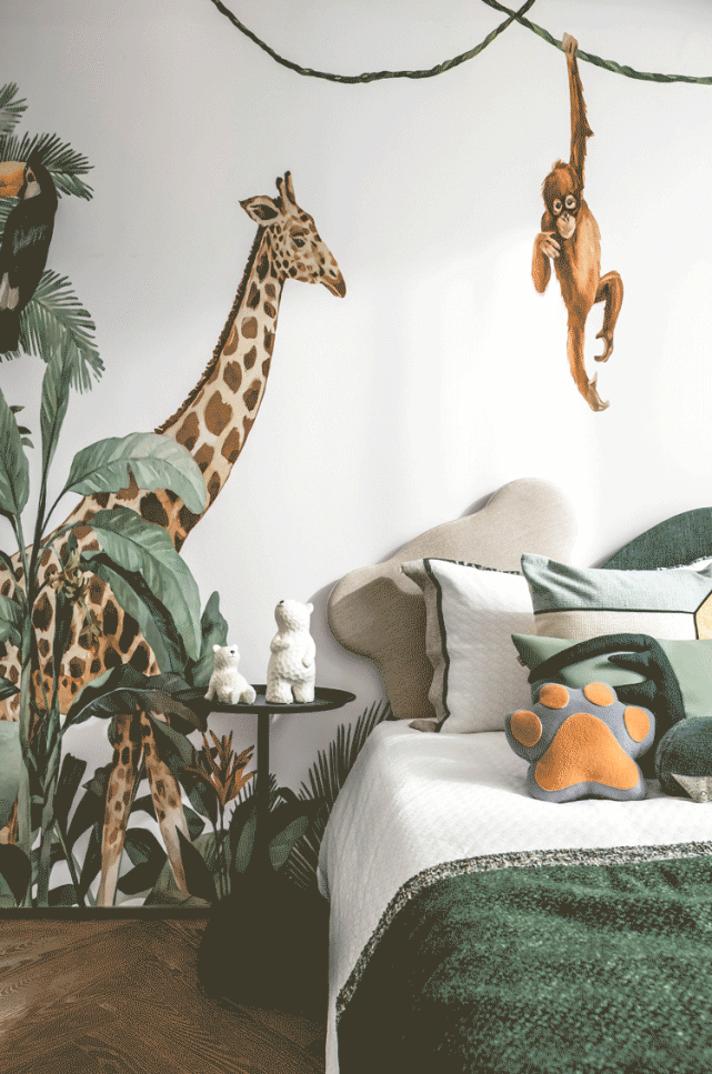 140平高级灰搭配黄色现代简约风,一见倾心的温暖优雅