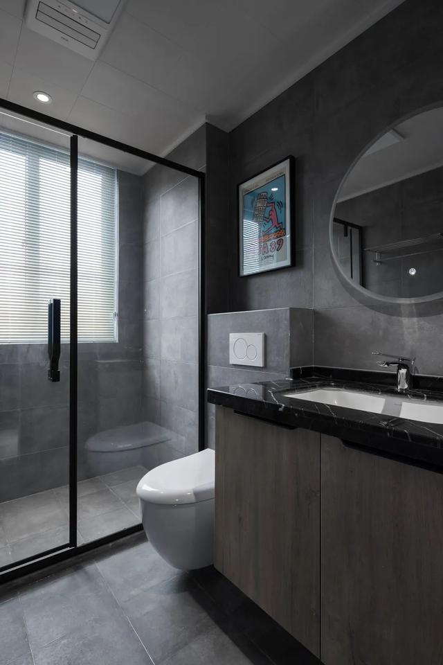 126㎡现代简约，低调的灰色空间，布置出温馨自然的舒适感