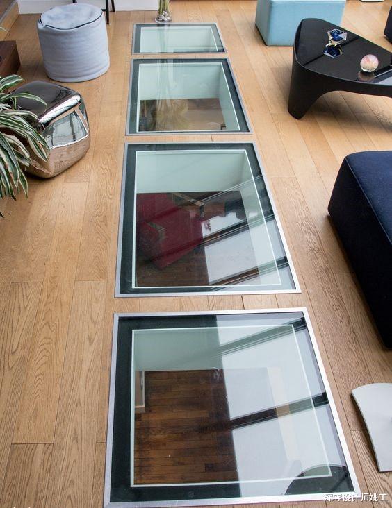 买了复式楼,采光真的不好!试着地面适当留空,装玻璃轻便感会更强