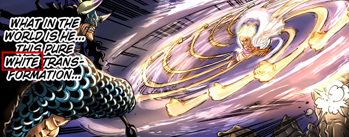 路飞|海贼王：五档路飞发色定为白色！暗指尼卡与烬同族，属露娜利亚族