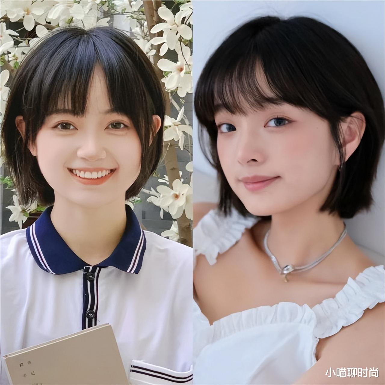 发型 今年火了一种发型叫“酒窝发”，洋气减龄不说还显脸小，谁剪谁美