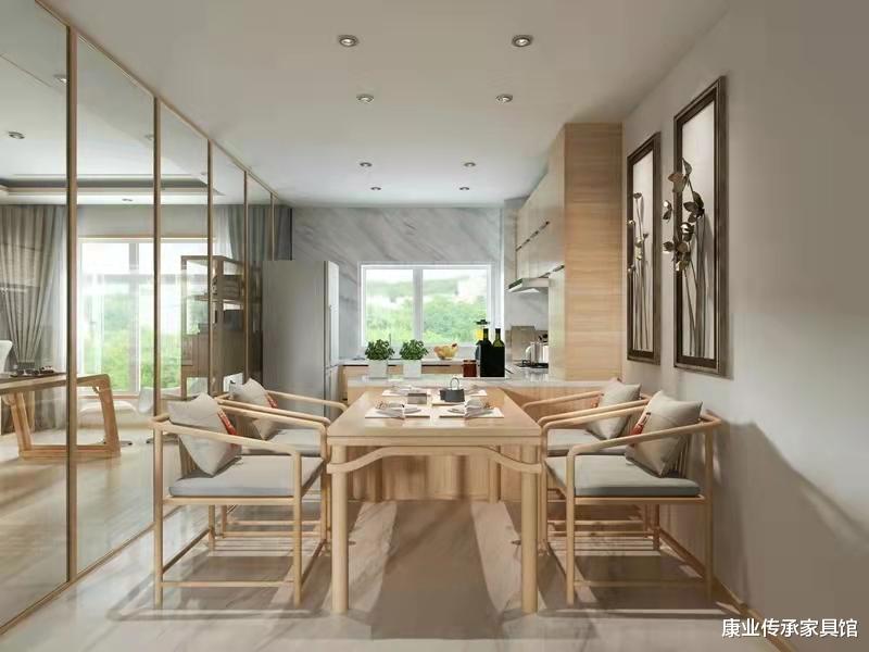 以浅木色铸就东方之美的新中式家居