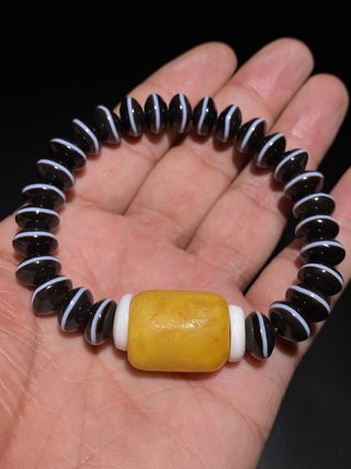 蜜蜡|维多利亚时期：老药师 蜜蜡手串