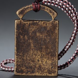 文房|旧藏-老铜造竹叶纹文房印