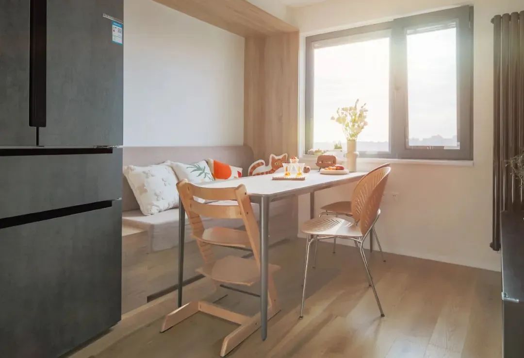 装修案例 | 30年房龄45㎡小户型改造，超强收纳，一家四口享受幸福生活