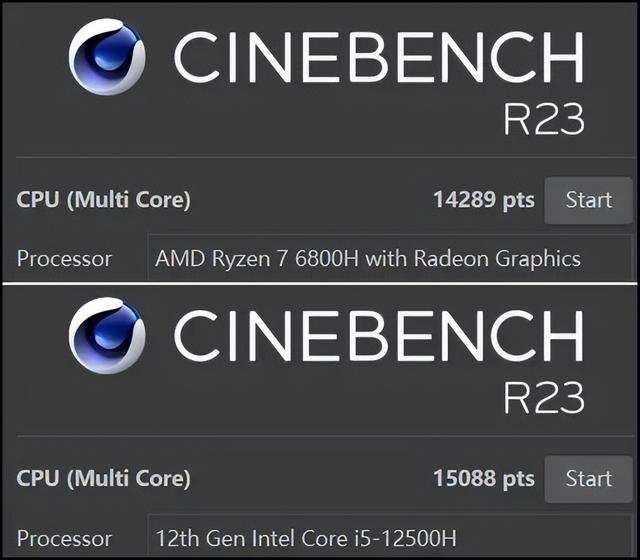 |都在问i5 12500H能否挑战R7 6800H？我们详测了