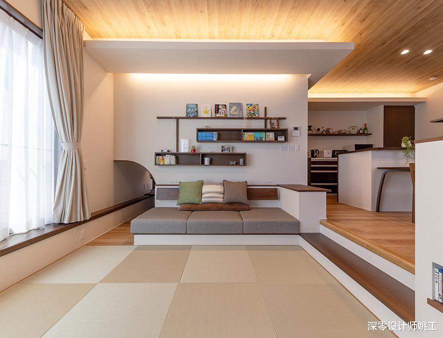 客厅|谁说只有有钱人、大户型才能做下沉式客厅,我看日本做的就很棒