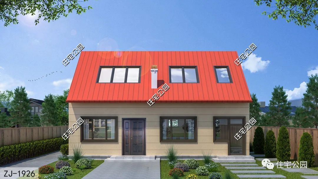 造价仅20万的11×7米极致小户型,阁楼开天窗也设三室一卫