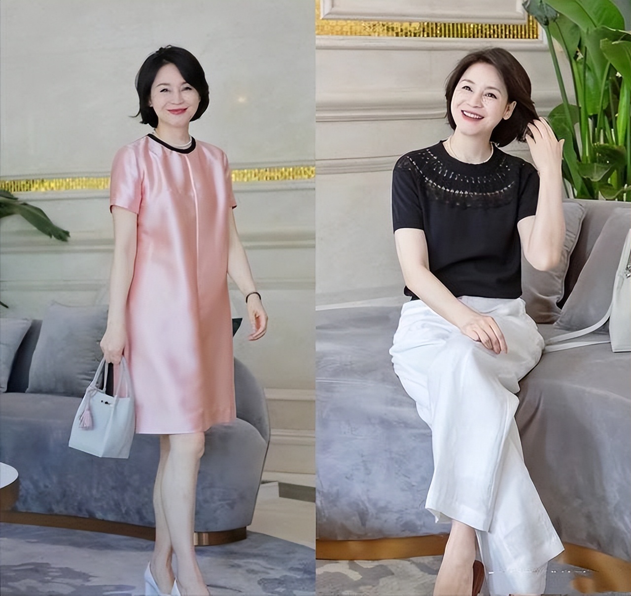50+女人的穿搭攻略，不装嫩也不显老，照着这位阿姨穿就对了