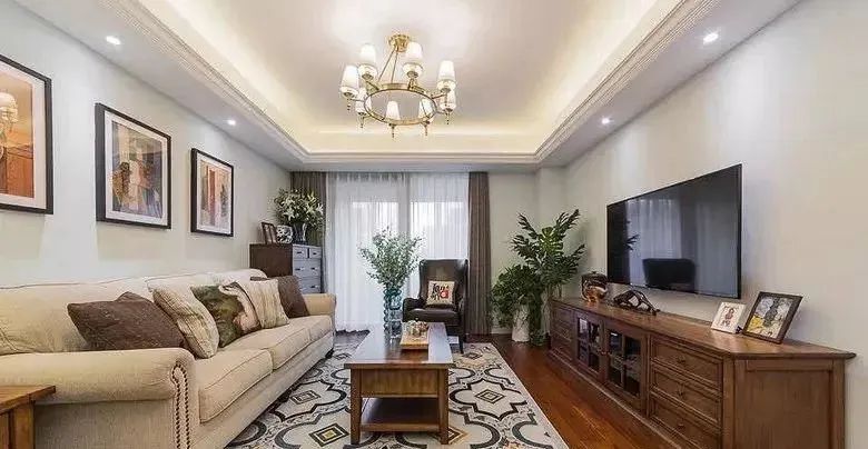 89平美式新房,全屋打满柜子太实用,特别是主卧你都没见过!